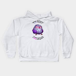 Chubby bird Kids Hoodie